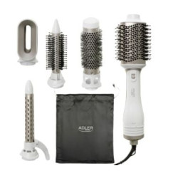 spazzola asciugacapelli adler ad 2027 1200w 5in1 bianco champagne