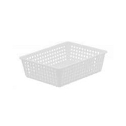 Cesta forata bianca 50x34 h.11 2250m2 giganpl [giganplast ]