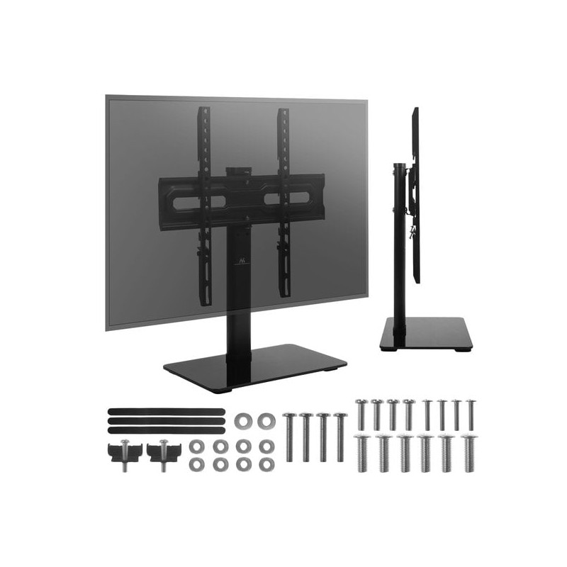 supporto tv maclean mc-132 universale da scrivania rotativo per