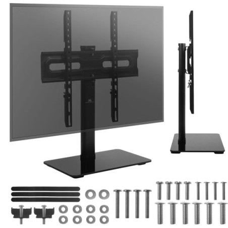 supporto tv maclean mc-132 universale da scrivania rotativo per