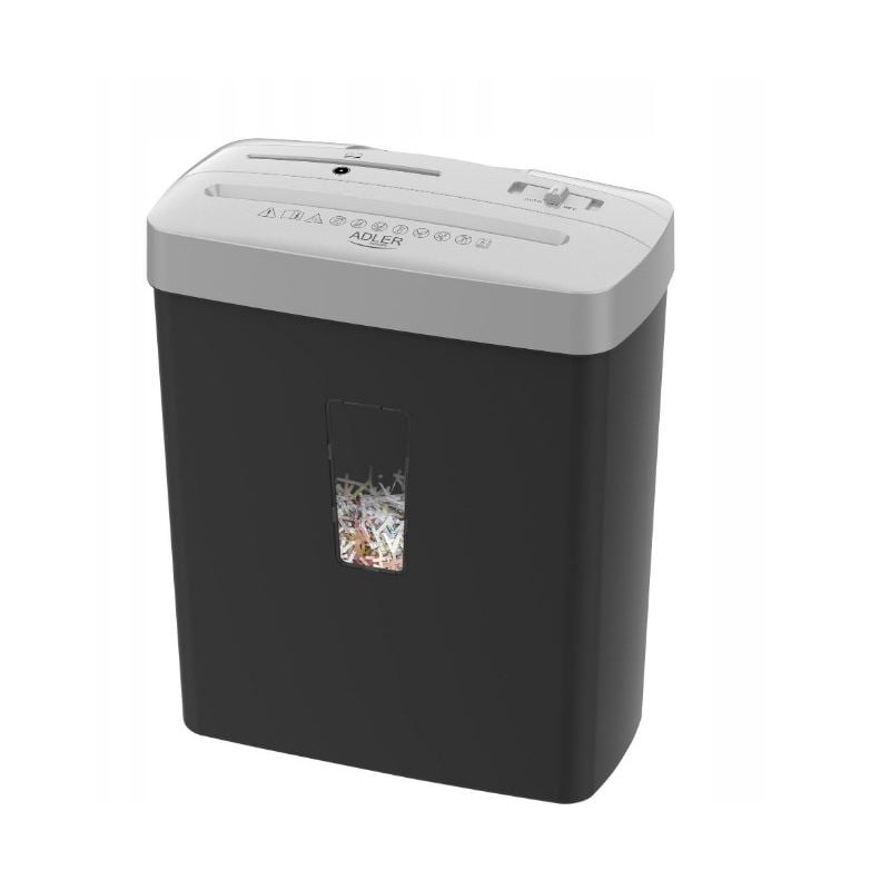 distruggidocumenti adler ad 1037 13l argento [ad 1037s]