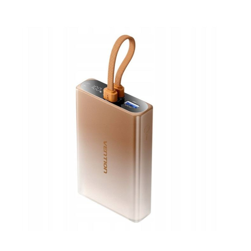 batteria portatile vention powerbank 10000mah marrone [fhzj0]