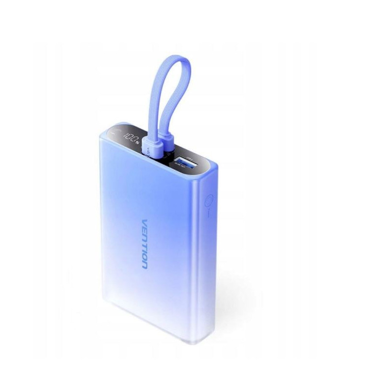 batteria portatile vention powerbank 10000mah blu [fhzl0]