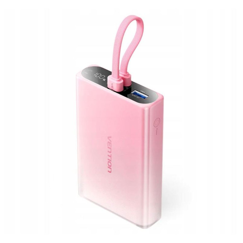 batteria portatile vention powerbank 10000mah rosa [fhzp0]