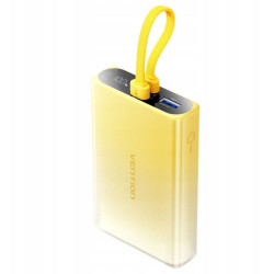 batteria portatile vention powerbank 10000mah giallo [fhzy0]
