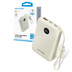 batteria portatile vention powerbank 10000mah beige [fkan0-c]