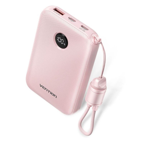batteria portatile vention powerbank 10000mah rosa [fkap0-c]