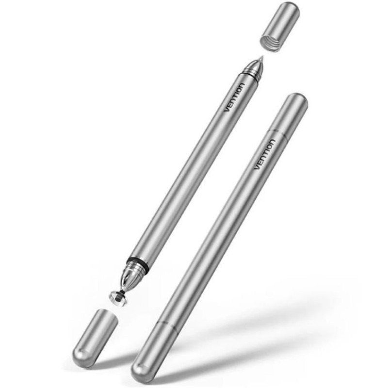 stilo vention stylus 2in1 in alluminio grigio [kqmh0]