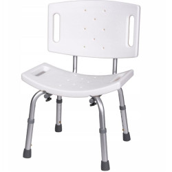 sedia da doccia actionmed 136kg max bianco [kp500am]