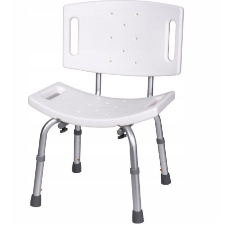 sedia da doccia actionmed 136kg max bianco [kp500am]