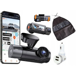 dash cam vantrue n5 s 2.7k full hd wifi gps lte ir nero [n5 s]