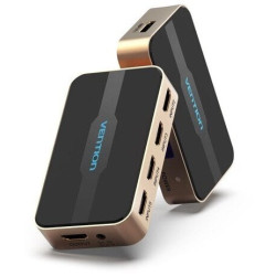 switcher vention 5 in 1 out hdmi 5v/1a oro/nero [acdg0]