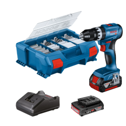 trapano avvitatore a percussione bosch professional gsb 18v-45