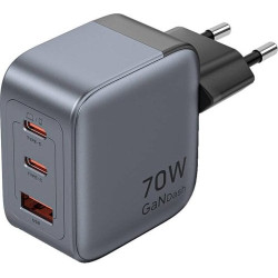 alimentatore da rete vention fexh0-eu gan 70w 1x usb-a +