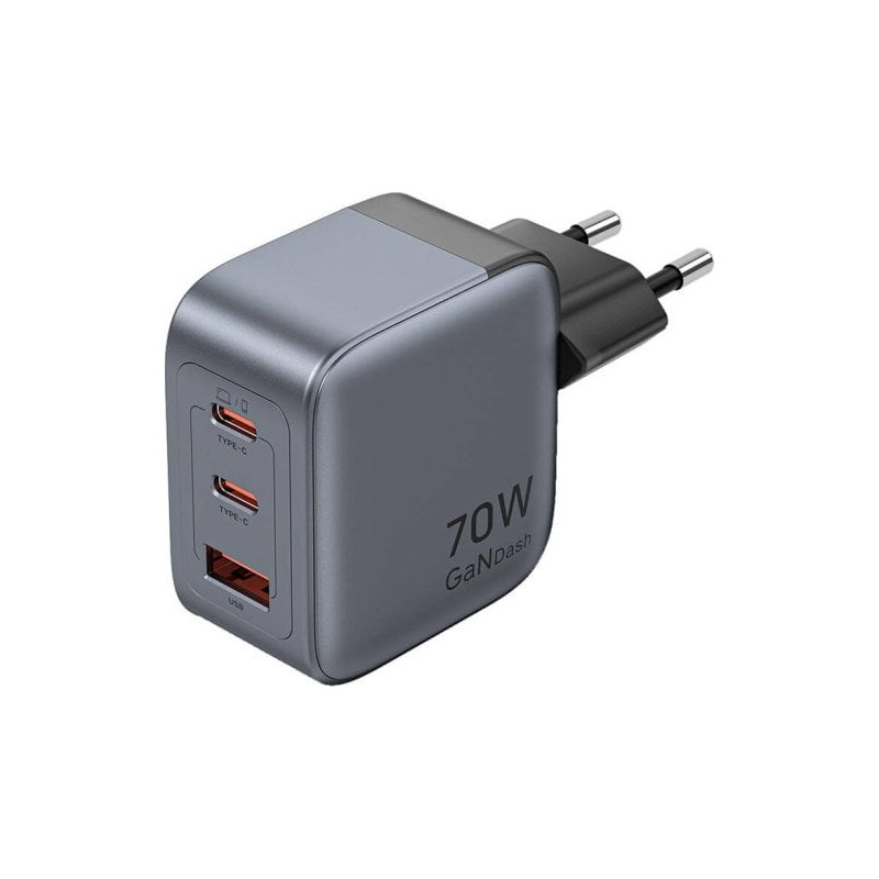 alimentatore da rete vention fexh0-eu gan 70w 1x usb-a +