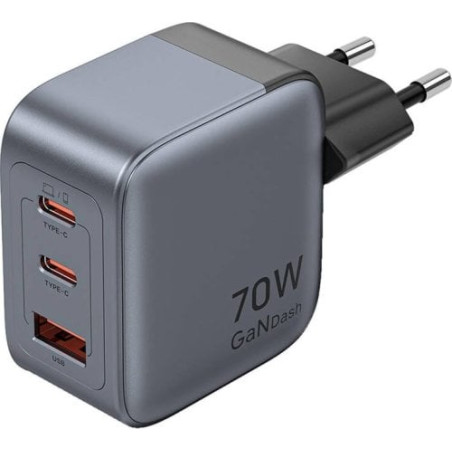 alimentatore da rete vention fexh0-eu gan 70w 1x usb-a +