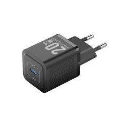 alimentatore da rete vention fepb0-eu usb-c 20w gan nero