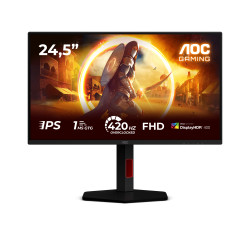 monitor led 25'' aoc g4 25g4kur gaming full hd 1920x1080p/1ms/classe