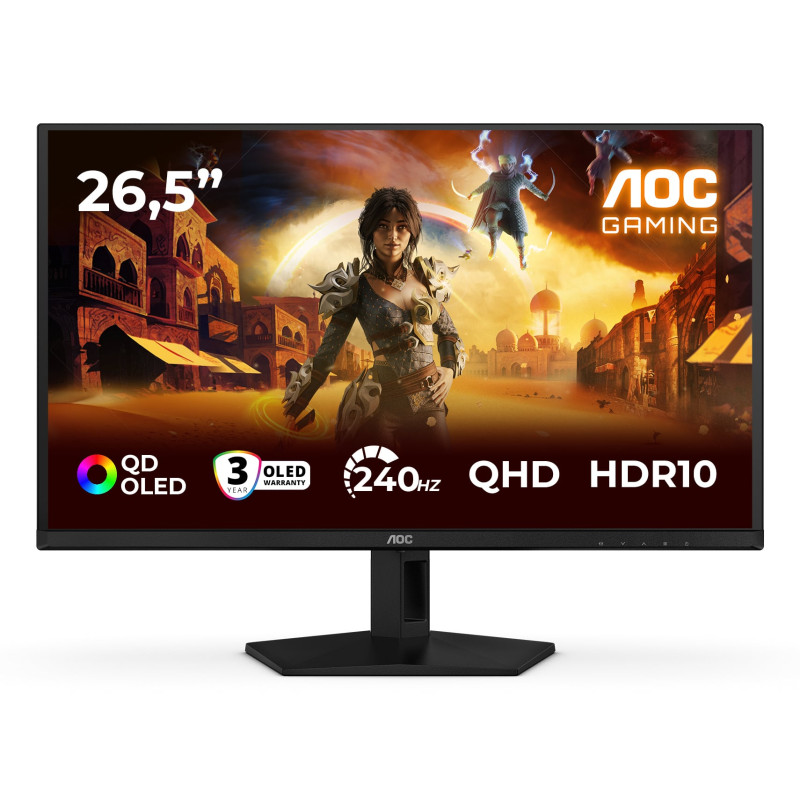 monitor qd-oled 27'' aoc g4 q27g41zdf gaming quad hd