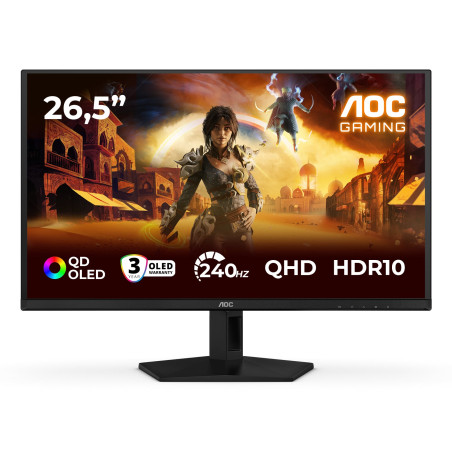 monitor qd-oled 27'' aoc g4 q27g41zdf gaming quad hd