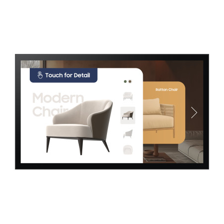 monitor led 32'' samsung qm32c-t full hd 1920x1080 8ms