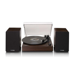 giradischi lenco ls-200wd 33-45rpm con altoparlanti 2x 10w