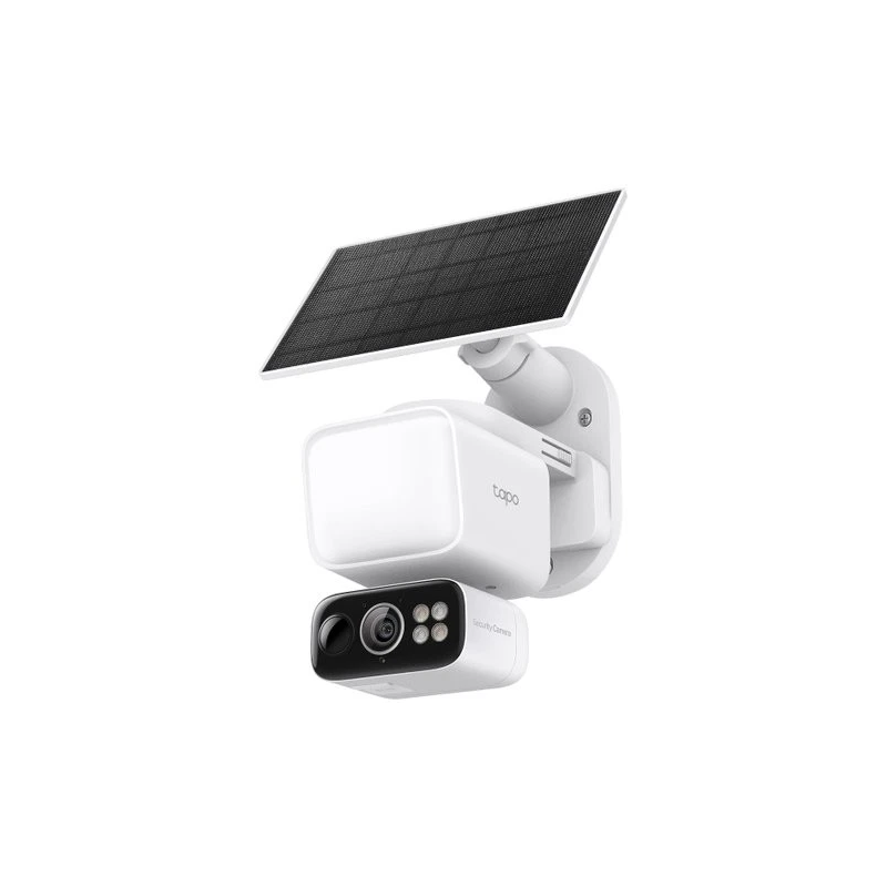 kit proiettore ad energia solare tapo c615f pan/tilt ip65 bianco