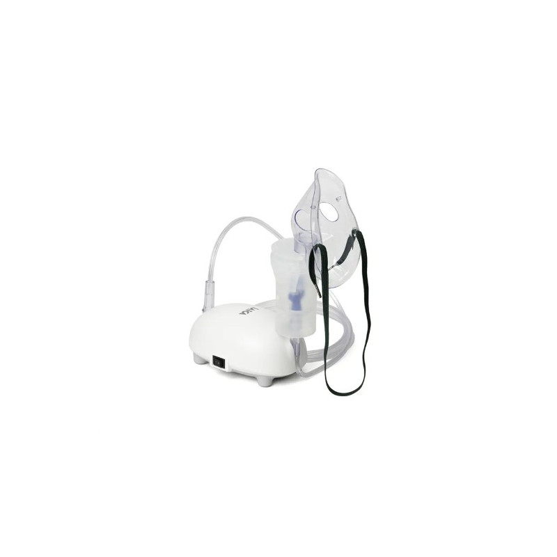 inalatore con compressore laica ne3004 0.20ml/min 8ml bianco [ne3004]