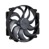 ventola 140x140 noctua nf-a14x25r g2 pwm chromax 140mm nero [nf-a14x25r