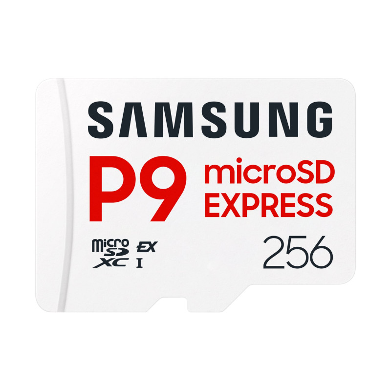 256gb scheda di memoria microsdxc samsung p9 express bianco [mb-mk256t/ww]