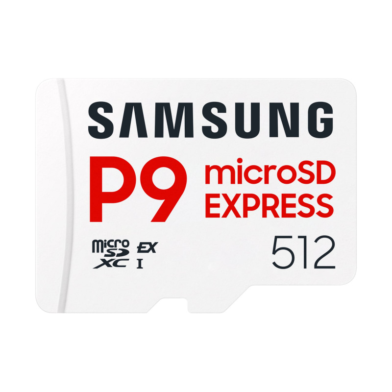 512gb scheda di memoria microsdxc samsung p9 express bianco [mb-mk512t/ww]