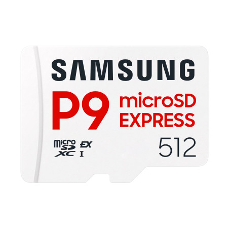 512gb scheda di memoria microsdxc samsung p9 express bianco [mb-mk512t/ww]