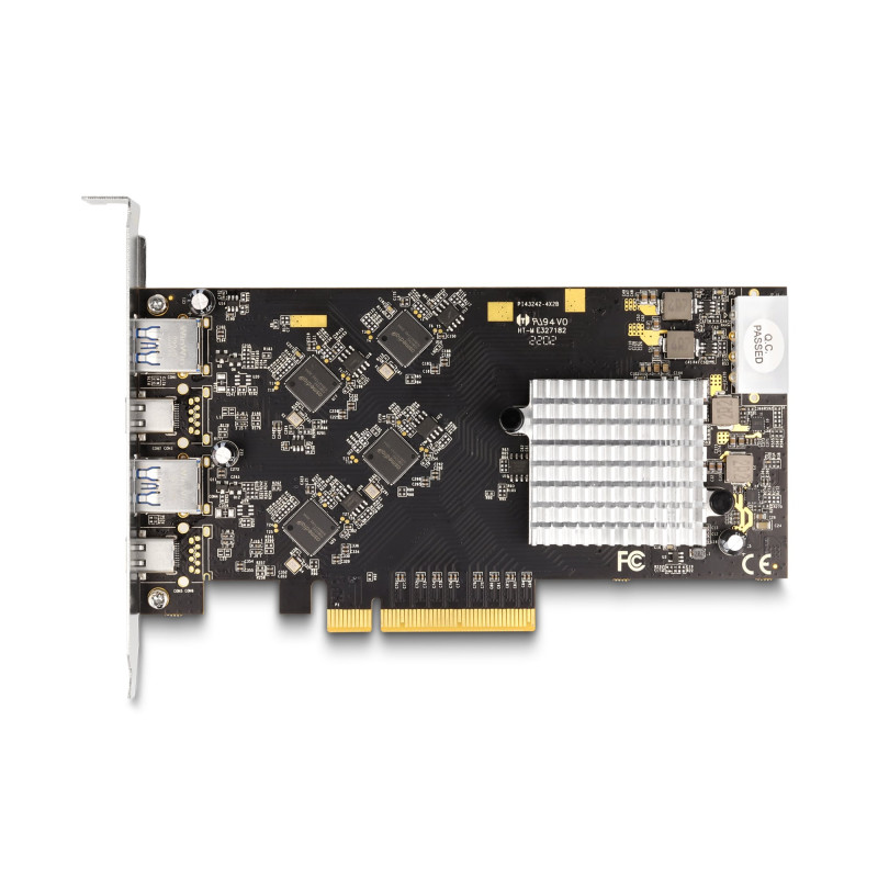 scheda di rete delock pci express x8 gigabit [90097]