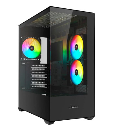 case sharkoon sk6 midi-tower atx rgb nero [4044951045068]