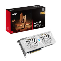 scheda video amd acer nitro radeon rx 9060 xt 8gb/gddr6/128bit/bianco