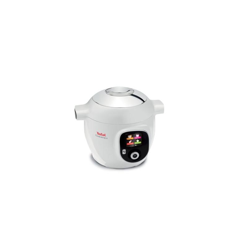 multicooker tefal cy851130 6l 1600w cromato/bianco [cy851130]
