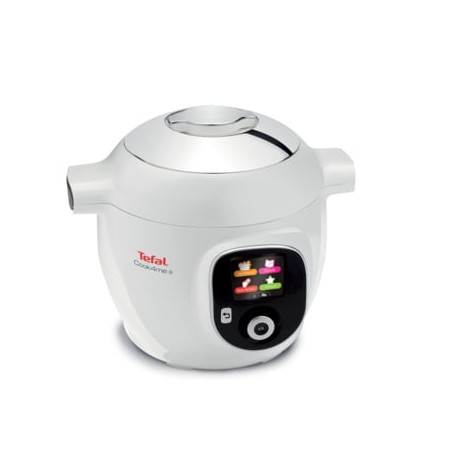 multicooker tefal cy851130 6l 1600w cromato/bianco [cy851130]