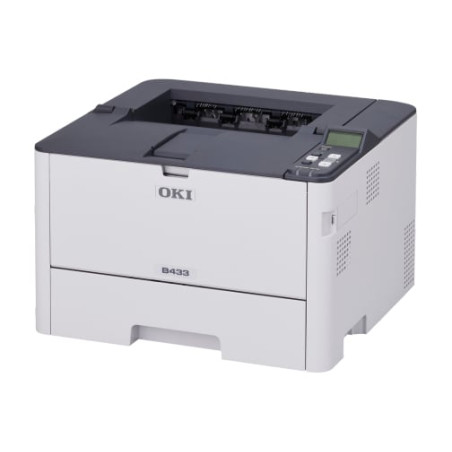 stampante laser oki b433dn a4 45pm 1200x1200dpi bianco/grigio [09006231]