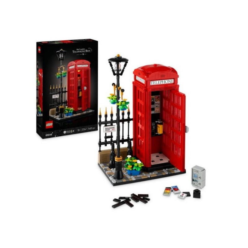 gioco da costruzione lego ideas cabina telefonica rossa di londra