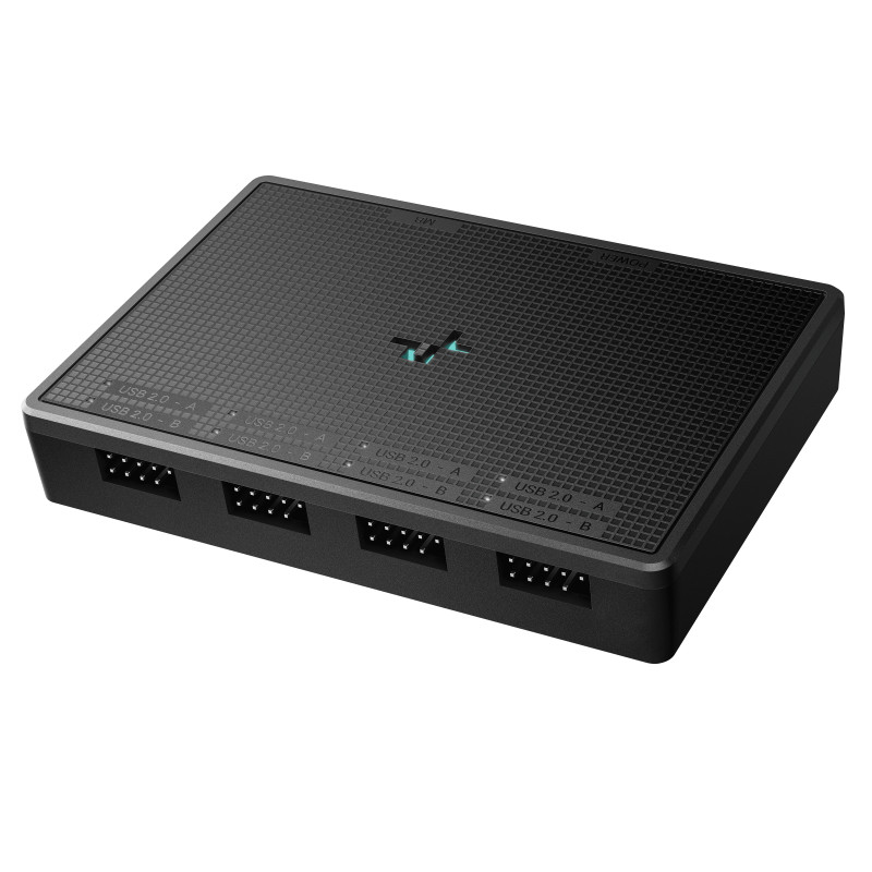 hub usb deepcool uh-04 usb 2.0 tipo-c nero [r-xe010a-bknn0-g]