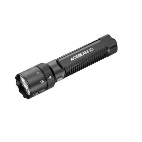 torcia elettrica acebeam k1 6500k 1000lm nero [k1black]