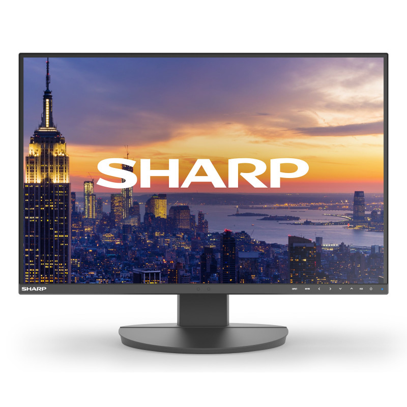 monitor led 24" sharp multisync dd-ea242w full hd 1920x1200p/5ms/classe