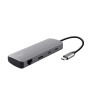 hub trust dalyx usb tipo a/c 8in1 grigio [25670]
