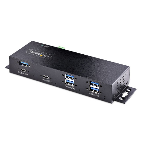 hub usb startech.com 7porte 10gbps usb a/c nero [hb31c5a2cme]