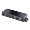 hub usb startech.com 7porte 10gbps usb a/c nero [hb31c5a2cme]
