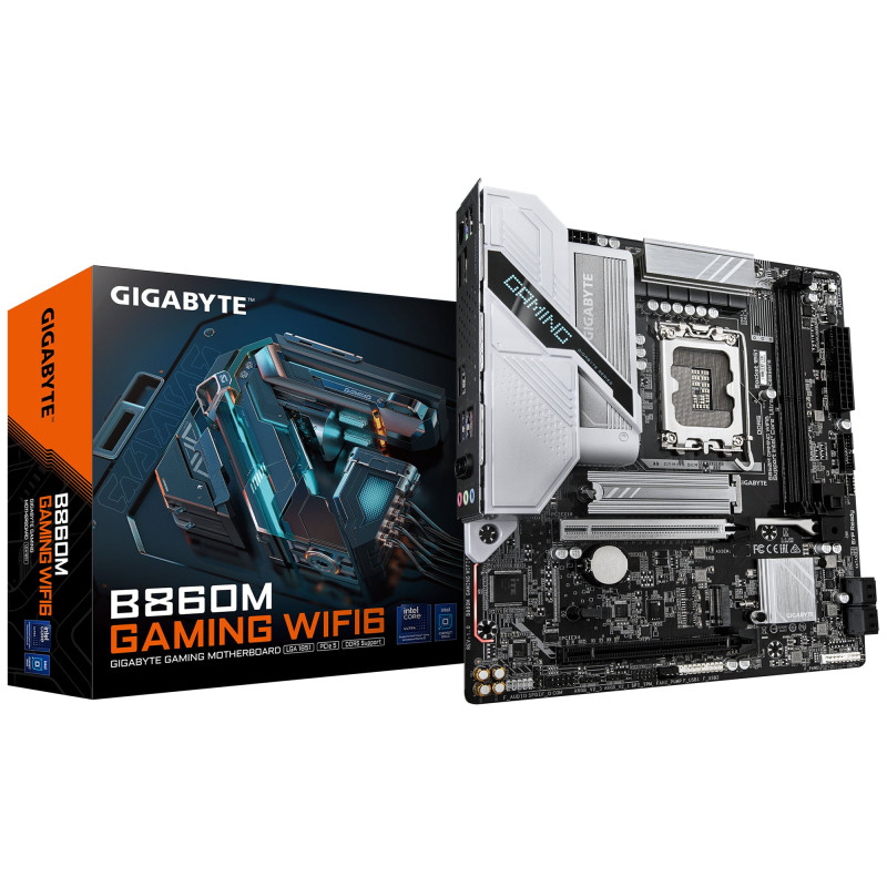 scheda madre gigabyte b860m intel lga1851 micro atx m.2 sata iii