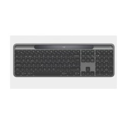 tastiera logitech signature slim solar+ wireless keyboard k980 grafite