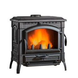 stufa a legna nordica extaflame 3008540 11kw isotta eos antracite