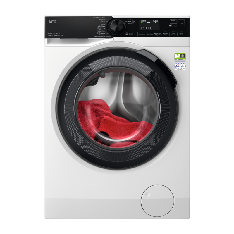 lavatrice aeg lr9h94gbs serie 9000 absolutecare carica frontale 1400giri/min
