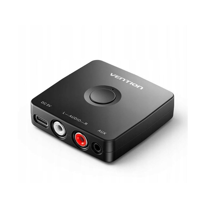 ricevitore audio vention bluetooth 5.1 nero [najb0]